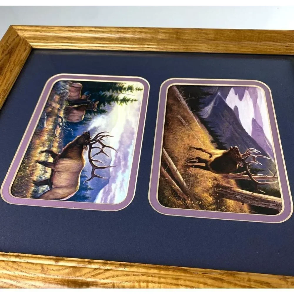 Reflective Art, Inc Bugle Boy Framed Elk Wall Art 15 x 18 Wood Frame
